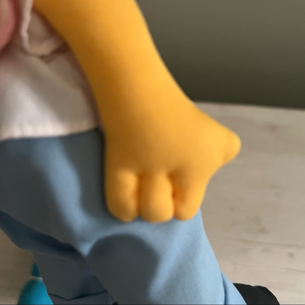 Simpsons Vintage 1990s Soft Body Dolls Homer Bart - Picture 13 of 16